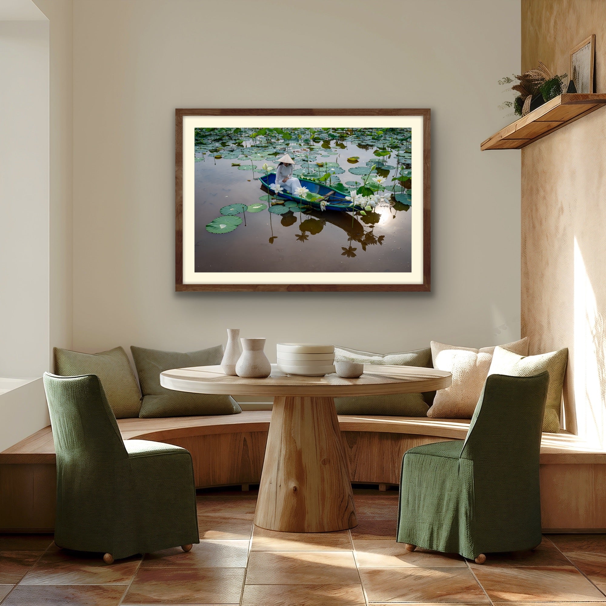 Ao Dai Charm - Lotus Pond Harmony, Hue, Vietnam