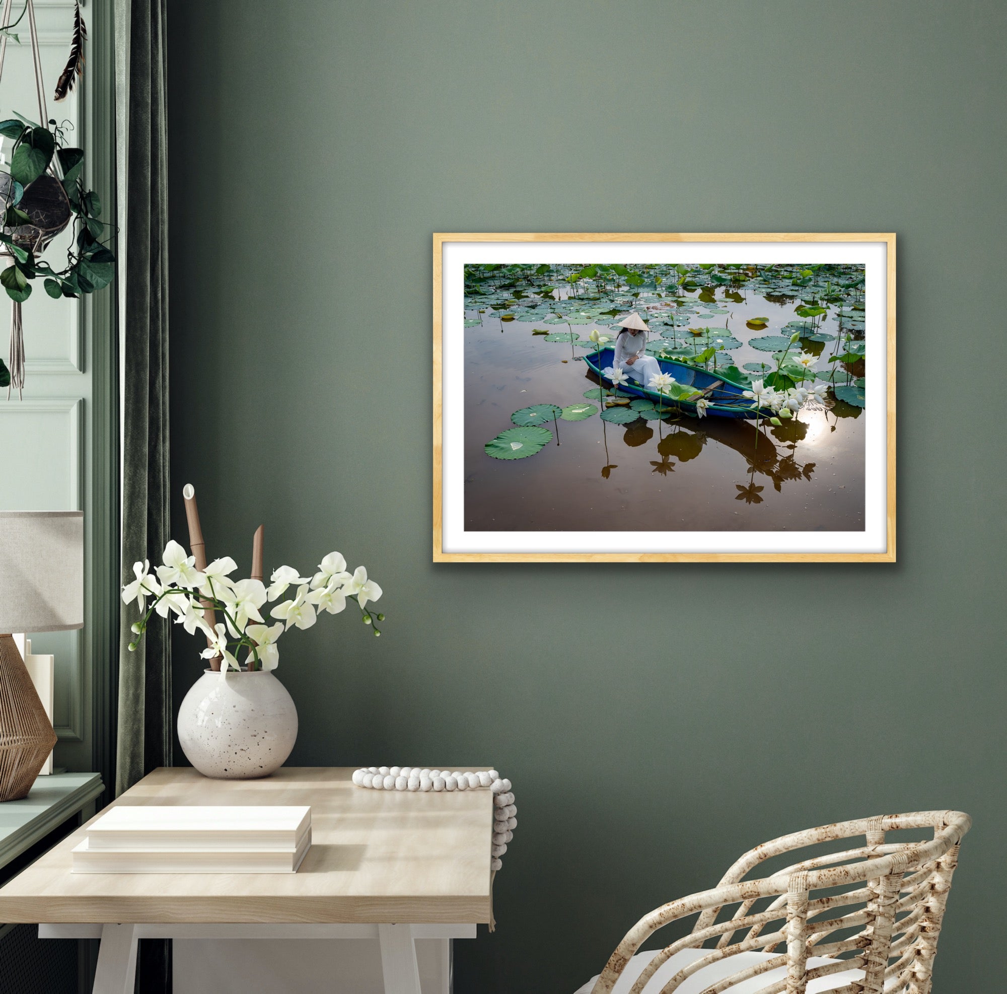 Ao Dai Charm - Lotus Pond Harmony, Hue, Vietnam