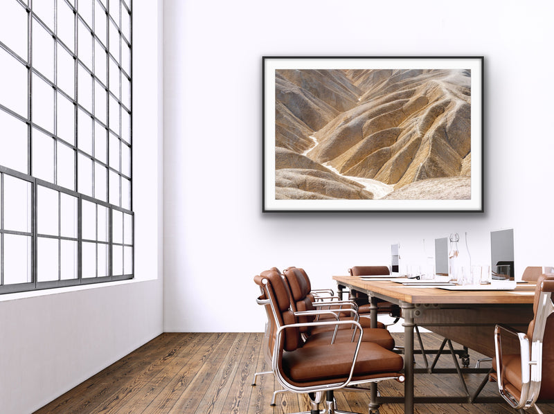 Golden Contours, Zabriskie Point - Death Valley, CA